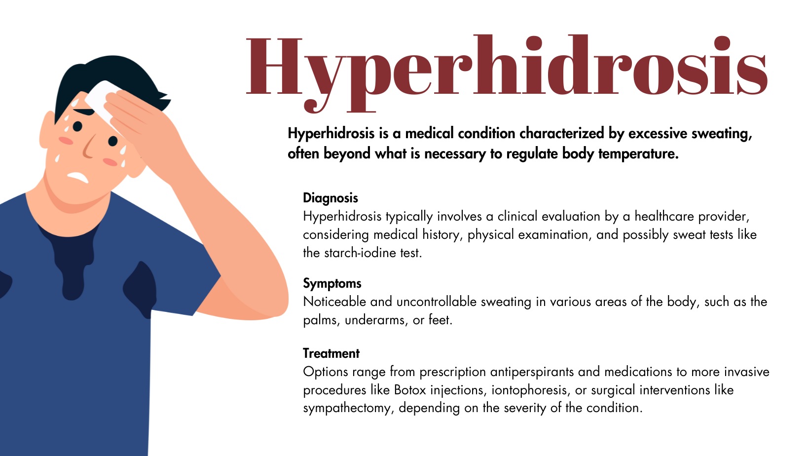 Hyperhidrosis treatments